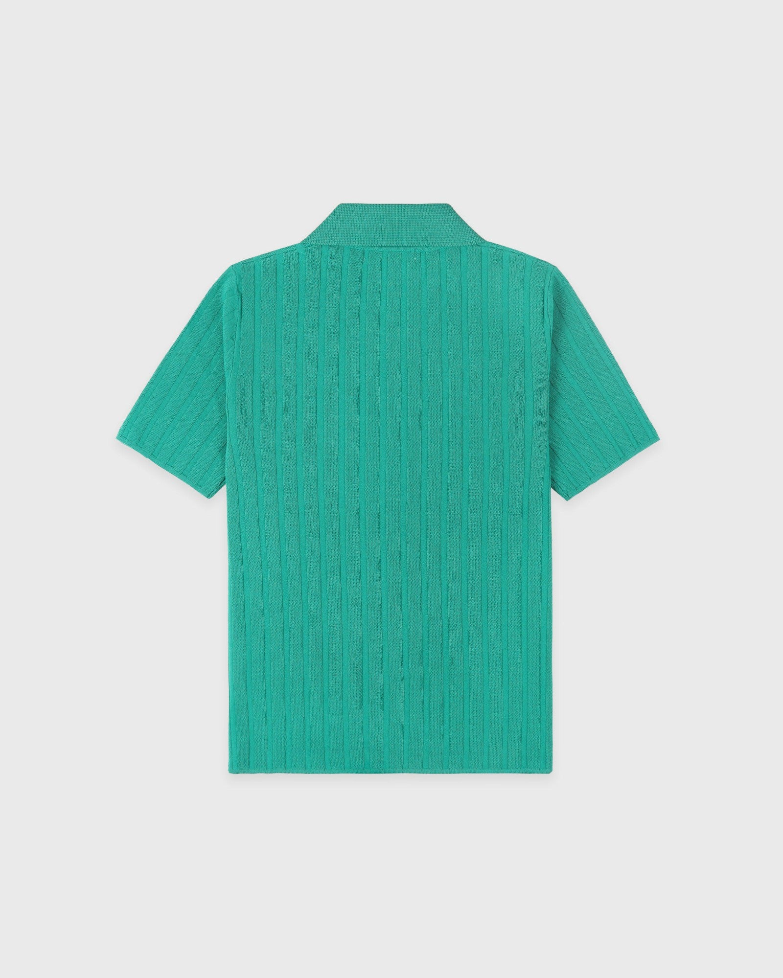 SRC Ribbed Polo - Amalfi Green/White