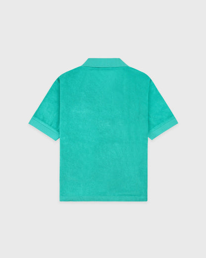 Signature Logo Terry Polo - Amalfi Green/White