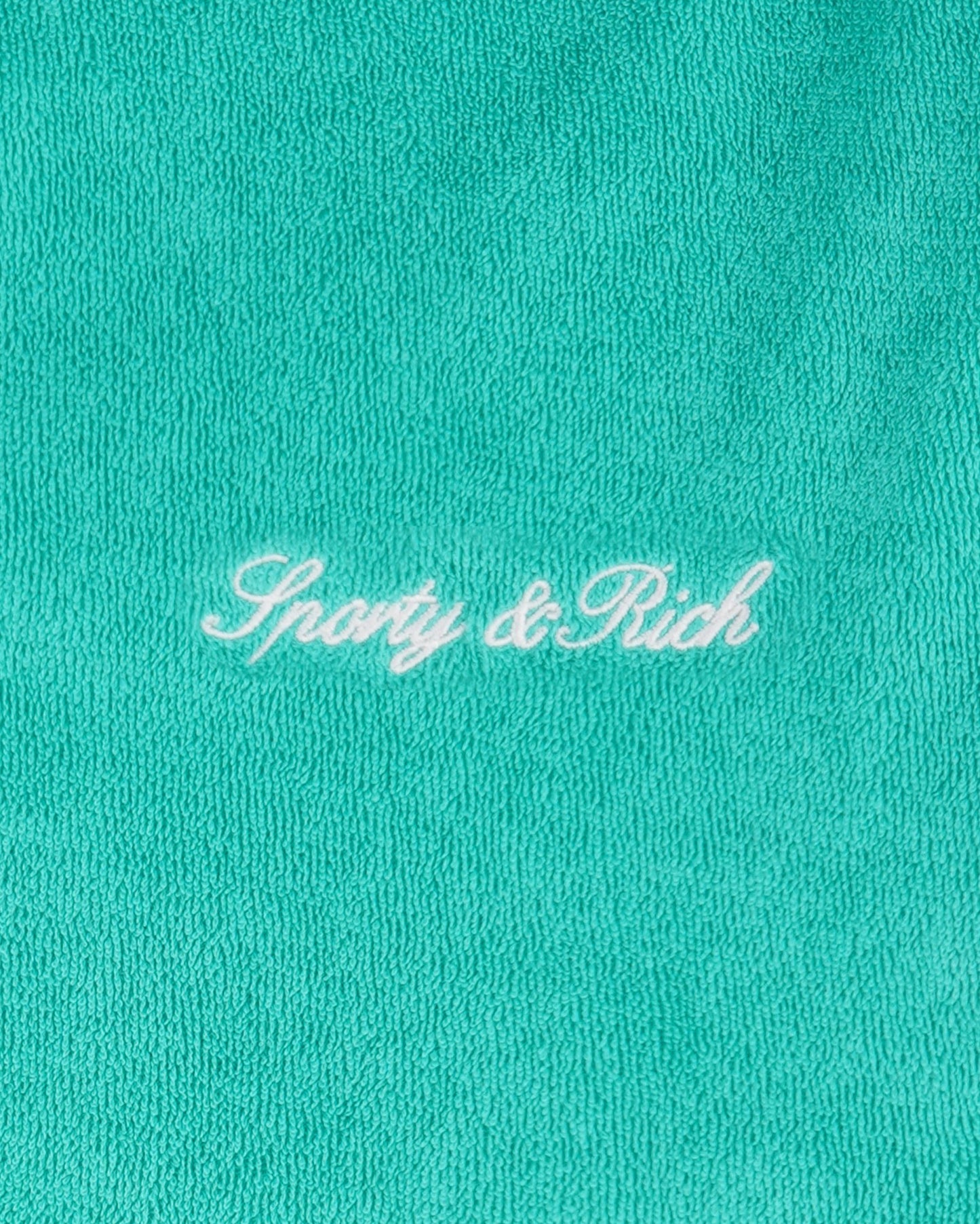 Signature Logo Terry Polo - Amalfi Green/White