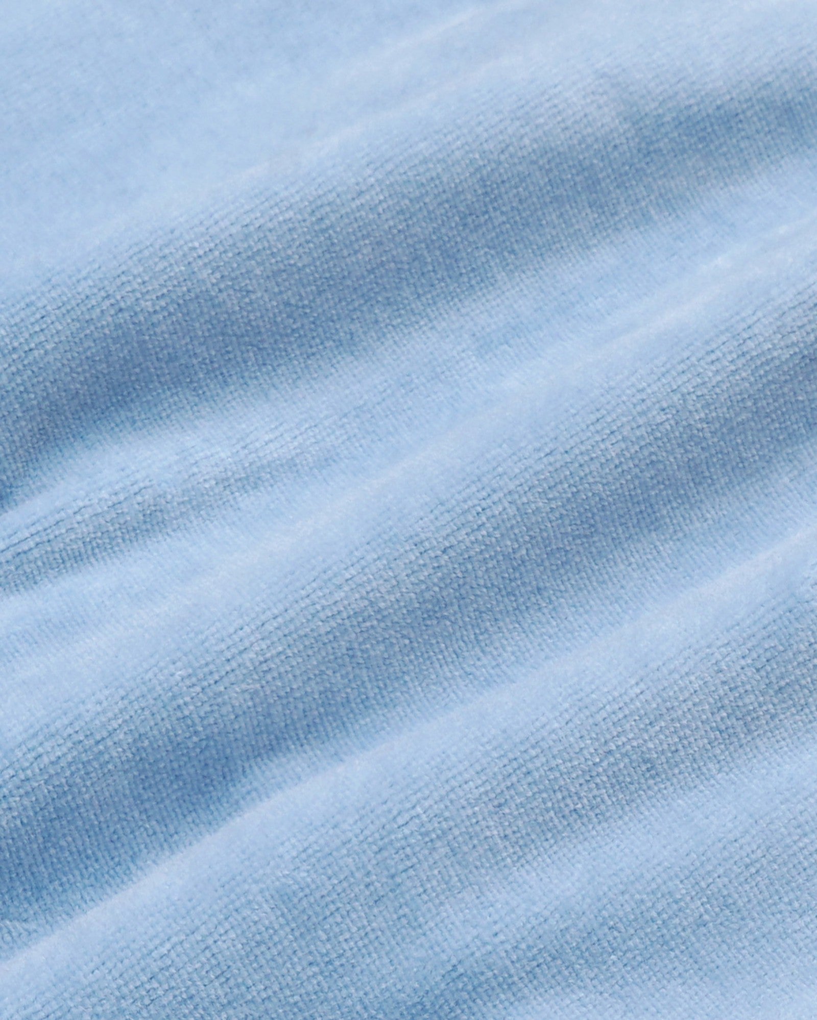 Juicy Script Velour Short - Sky Blue