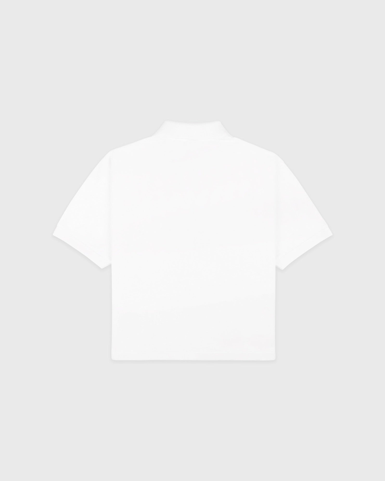 NY Crest Pique Polo - White