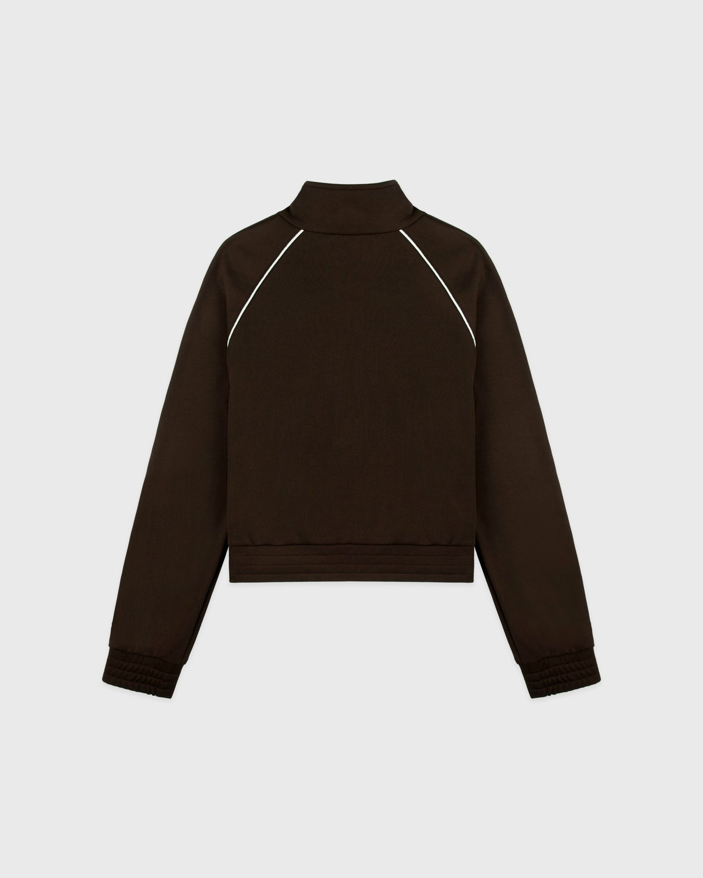 Serif Logo Retro Track Jacket - Cioco/White