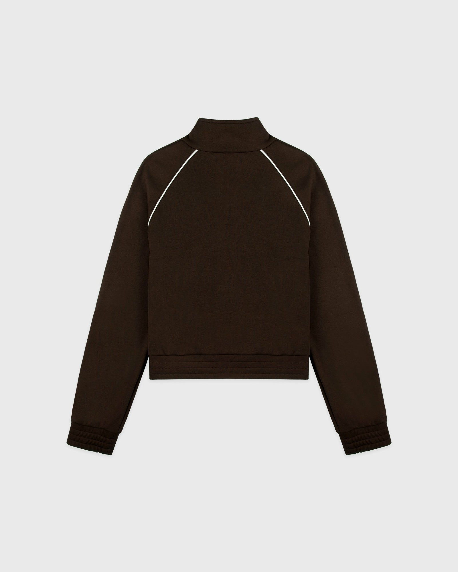 Serif Logo Retro Track Jacket - Cioco/White