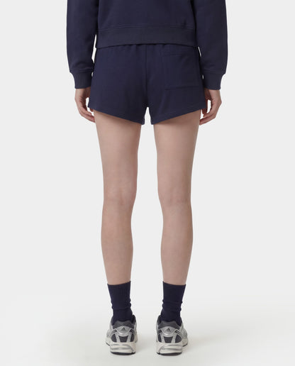 NY Crest Embroidered Disco Short - Dark Navy