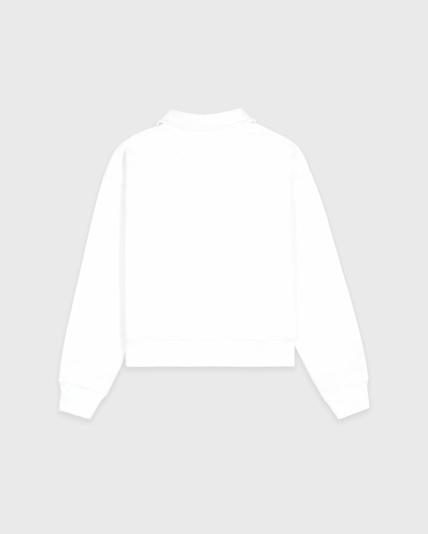 NY Crest Embroidered Polo - White