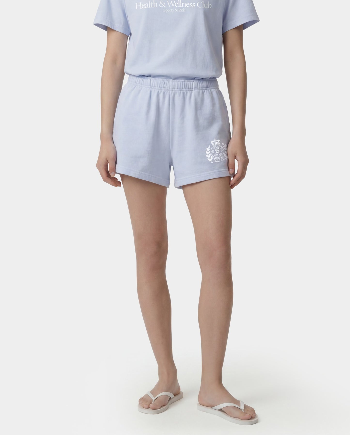 NY Crest Disco Short - Ciel