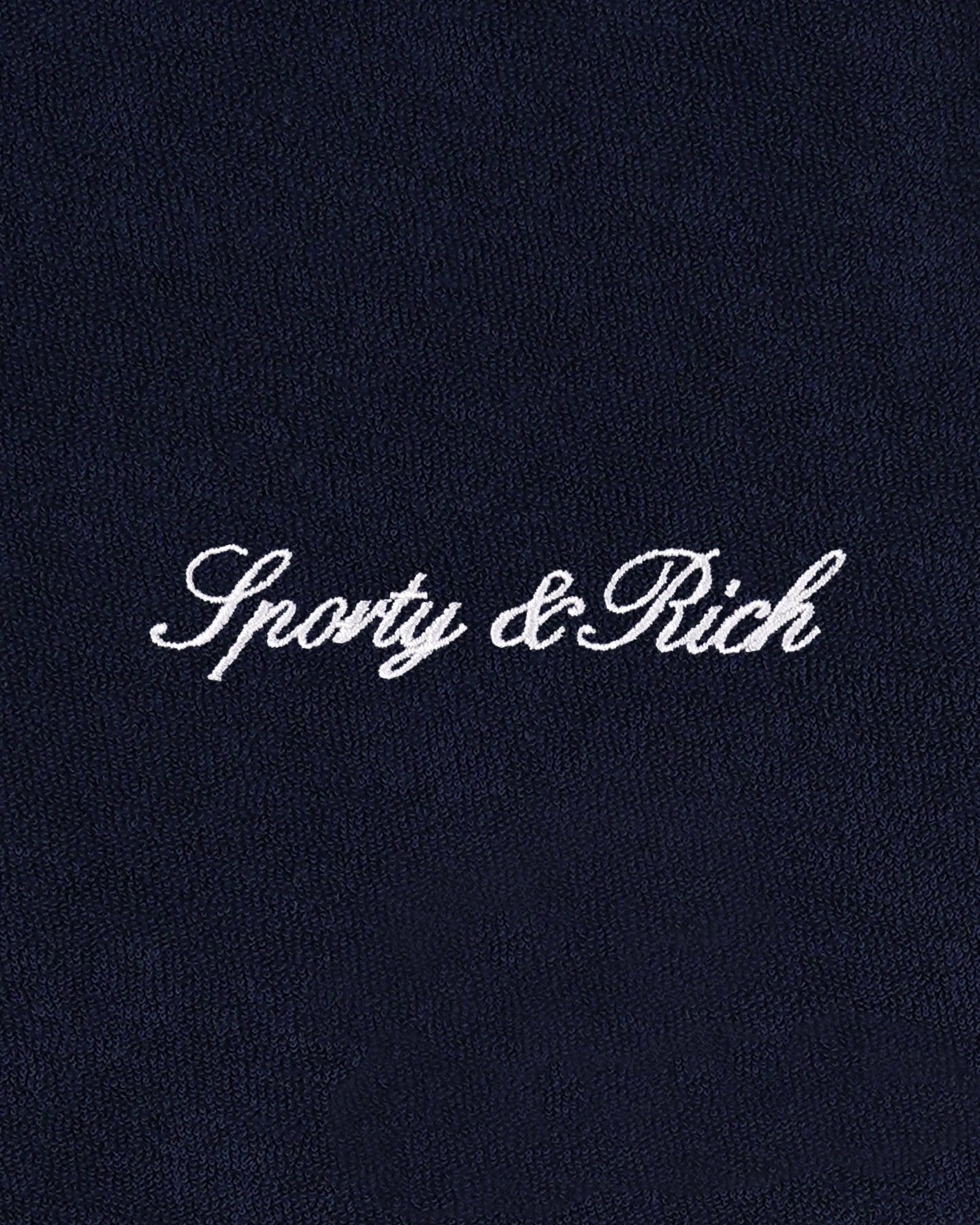 Signature Logo Terry Vest - Dark Navy