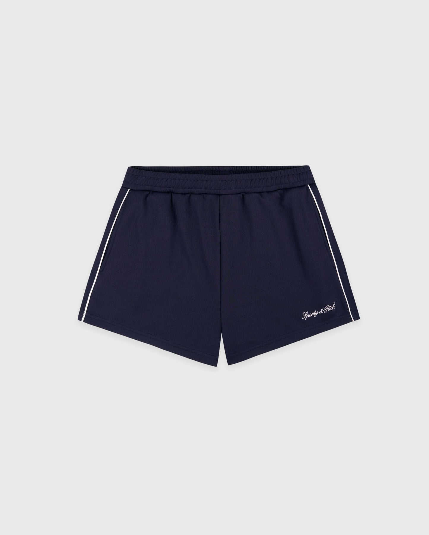 Signature Logo Retro Track Short - Dark Navy