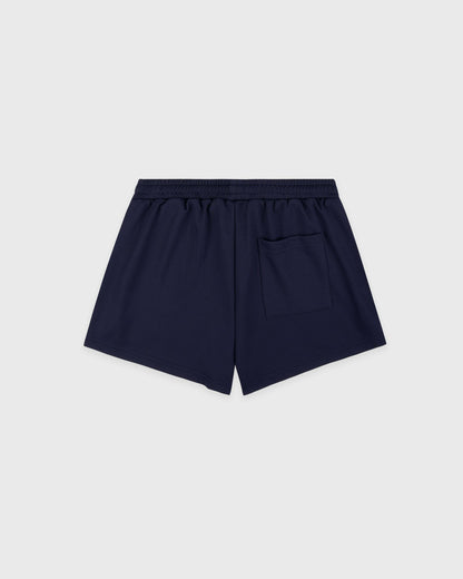 Signature Logo Retro Track Short - Dark Navy