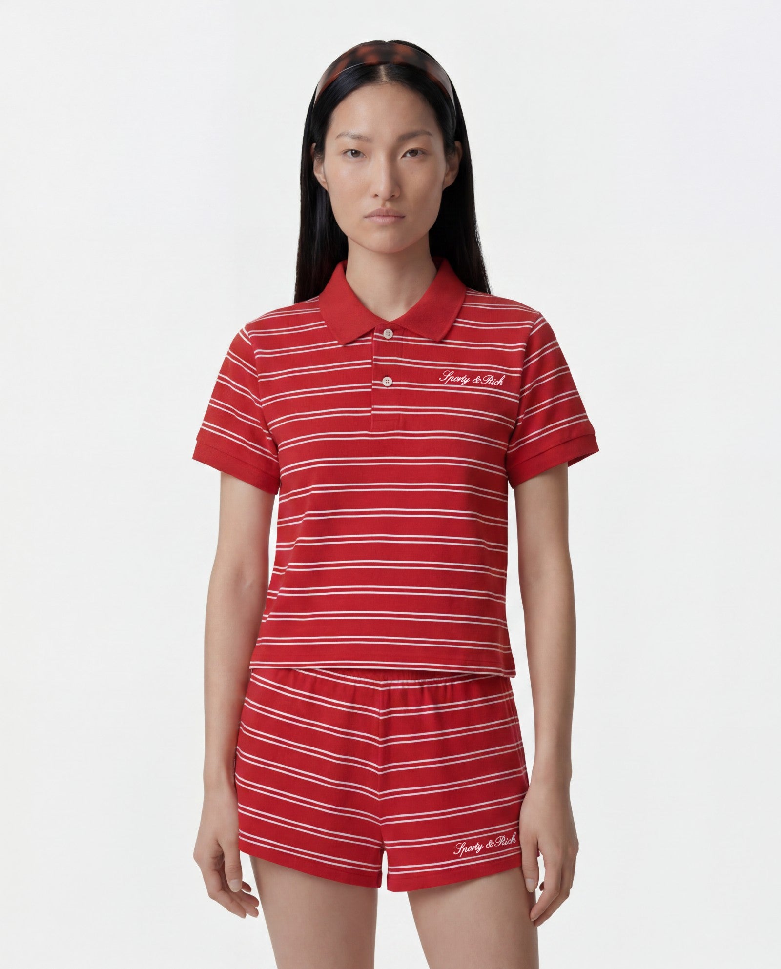 Signature Logo Polo - Ruby