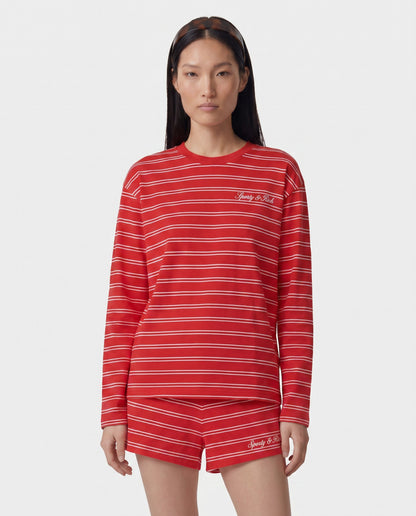 Signature Logo Easy Longsleeve - Ruby