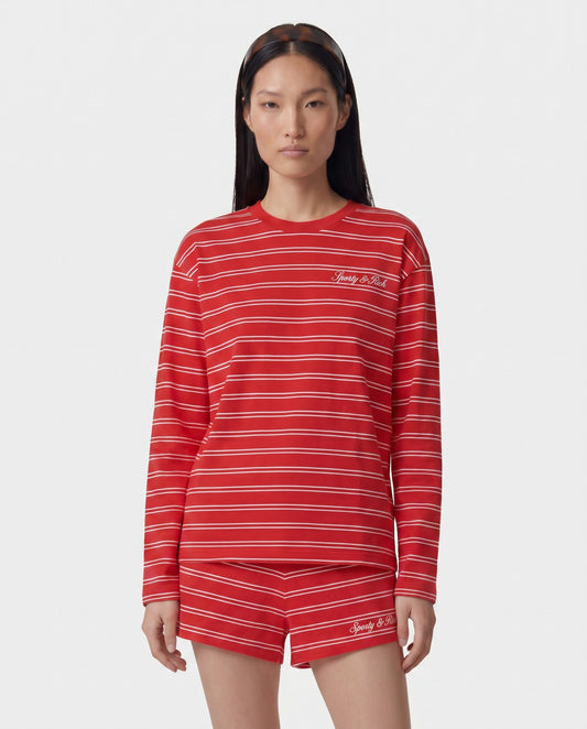 Signature Logo Easy Longsleeve - Ruby