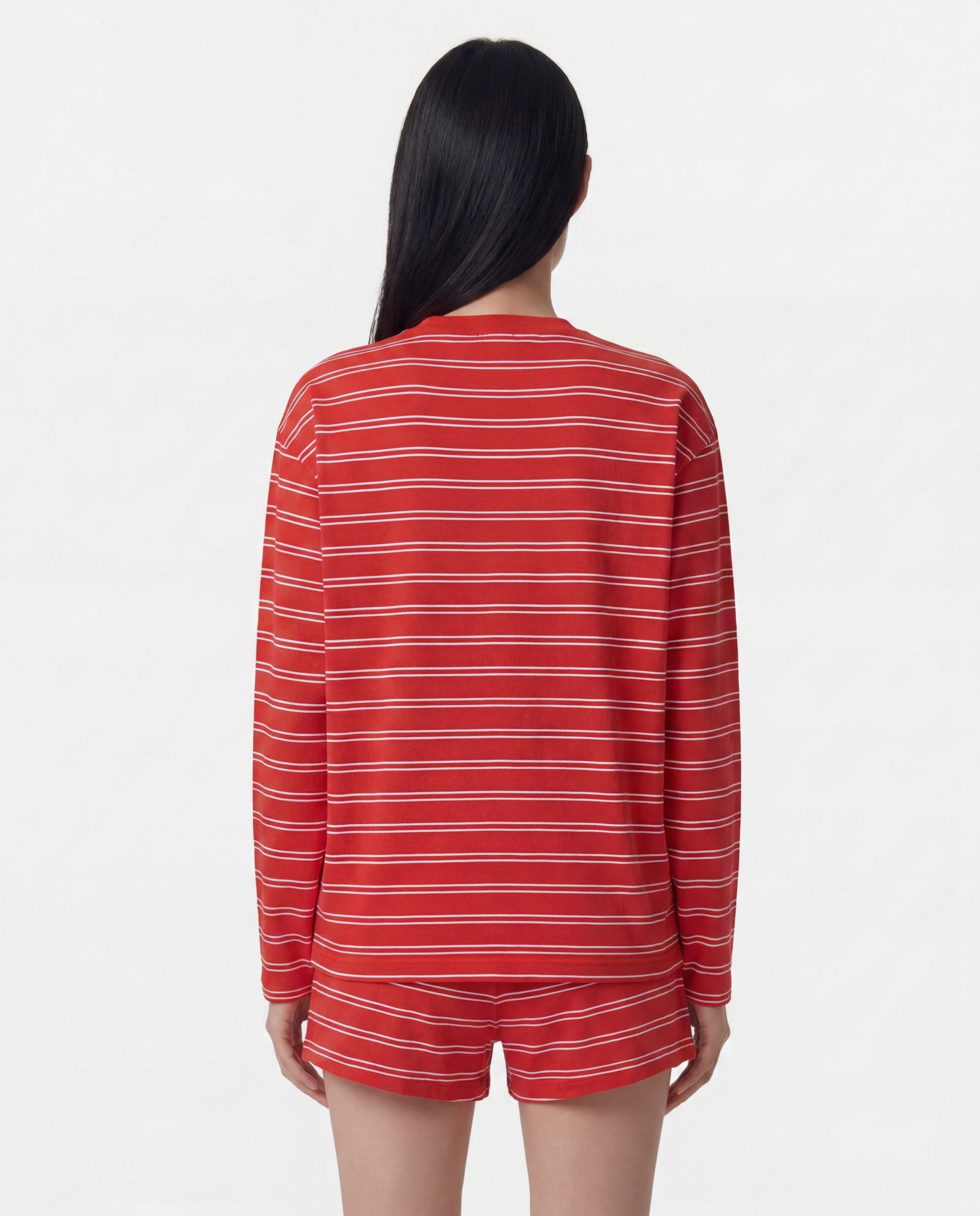 Signature Logo Easy Longsleeve - Ruby