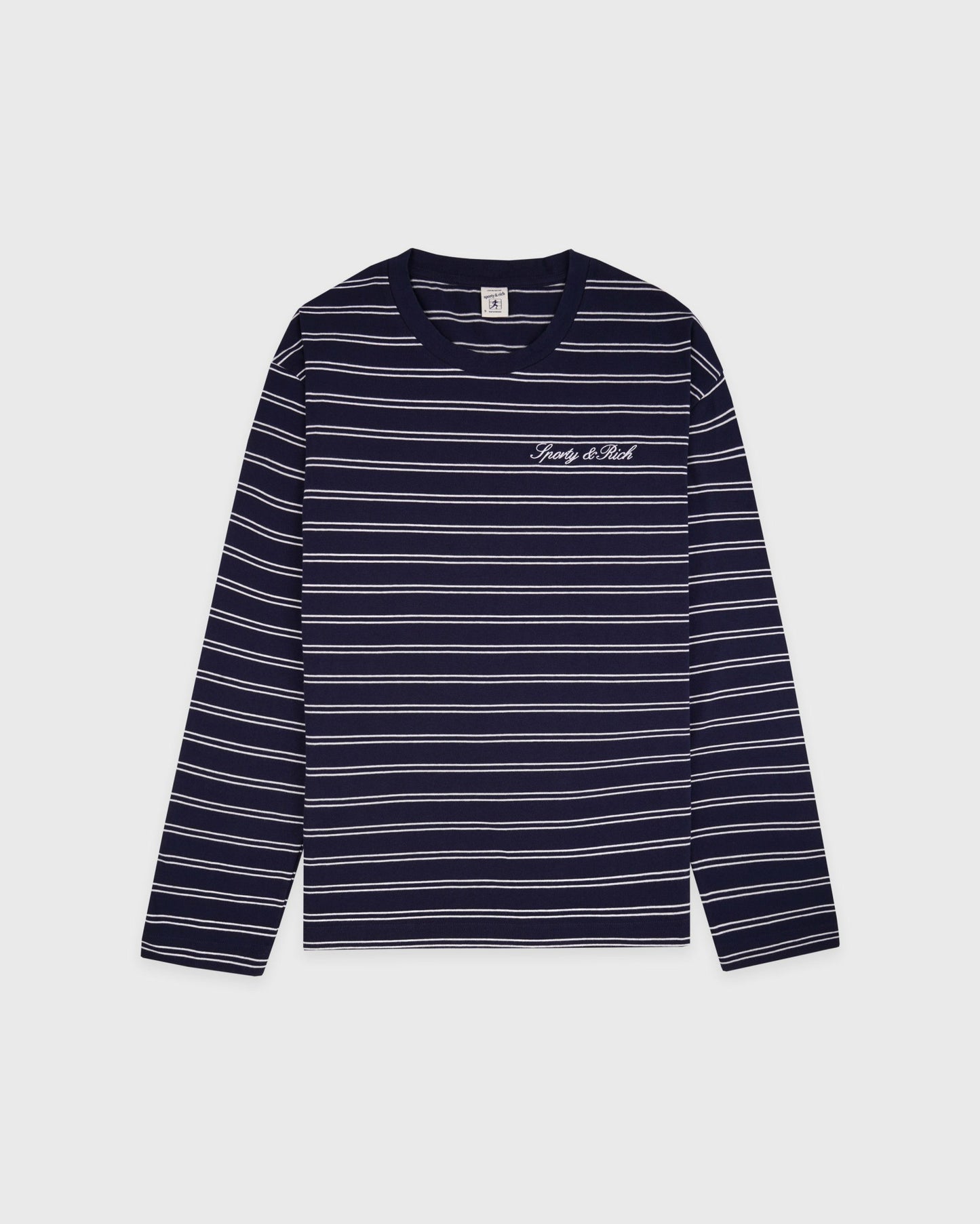 Signature Logo Easy Longsleeve - Dark Navy
