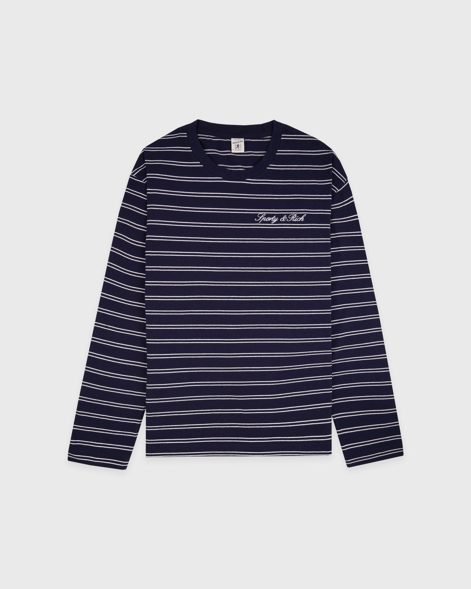 Signature Logo Easy Longsleeve - Dark Navy