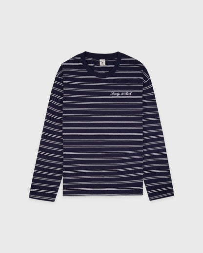 Signature Logo Easy Longsleeve - Dark Navy
