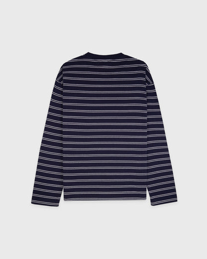 Signature Logo Easy Longsleeve - Dark Navy