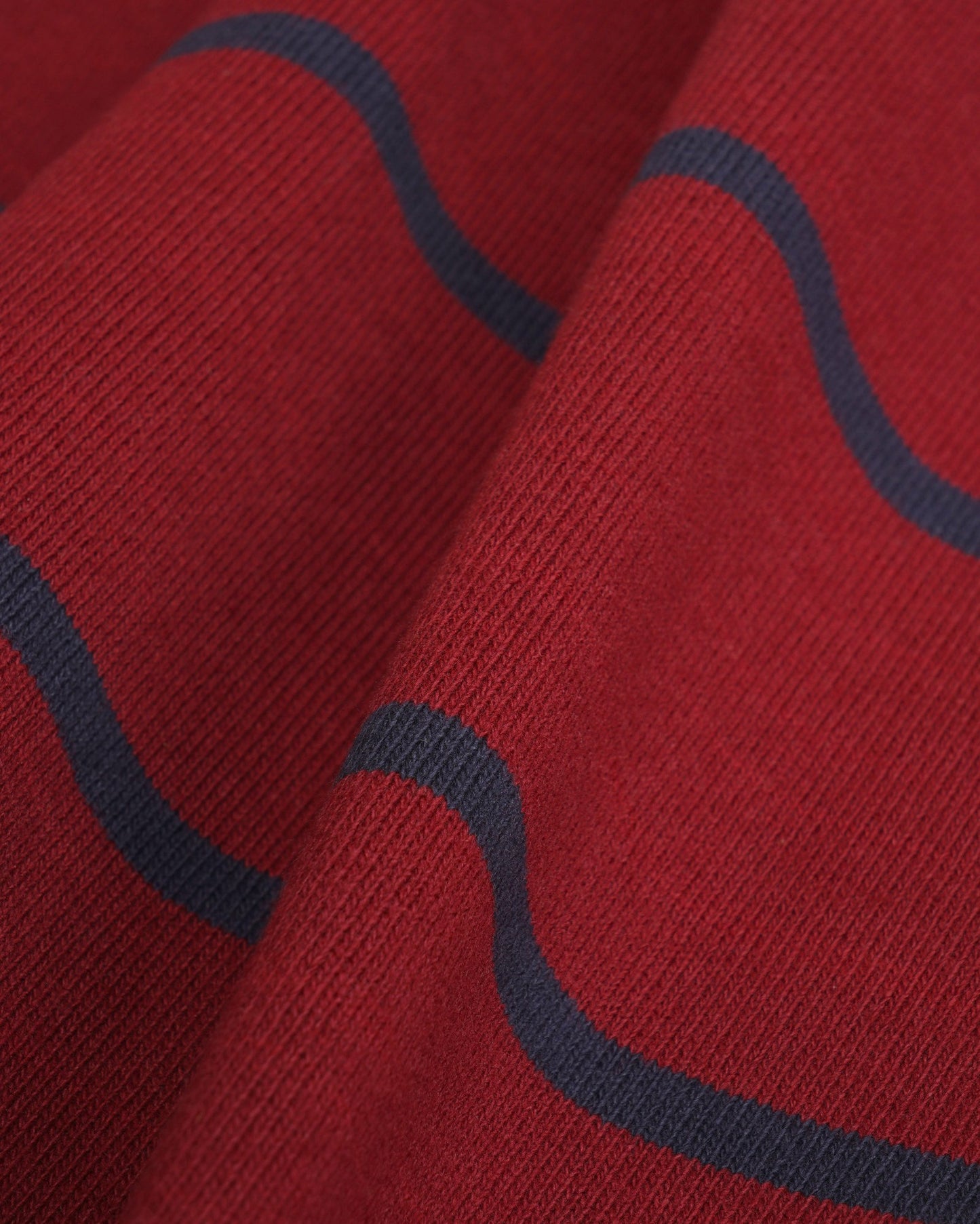 Serif Logo Rugby Polo - Merlot/White/Navy