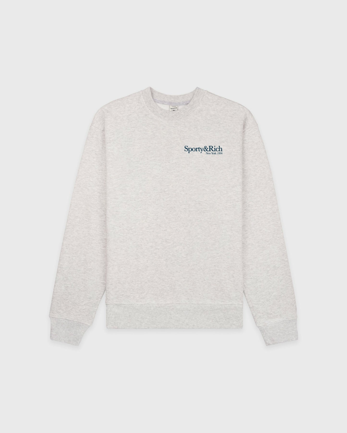 Run Club Crewneck - Heather Gray/Navy