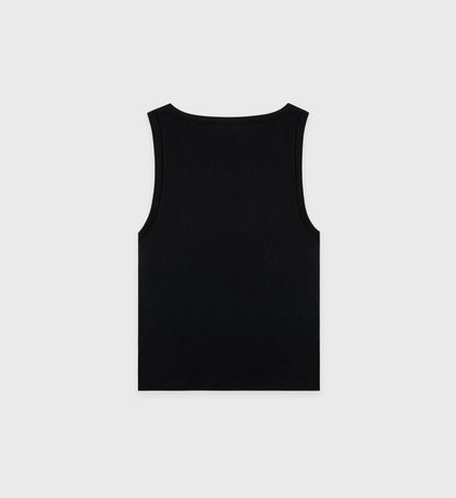 SRHWC Baby Rib Tank - Black/White