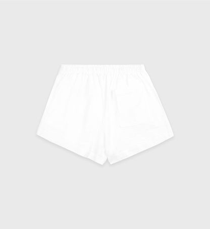 Serif Logo Soft Disco Short - White/Navy