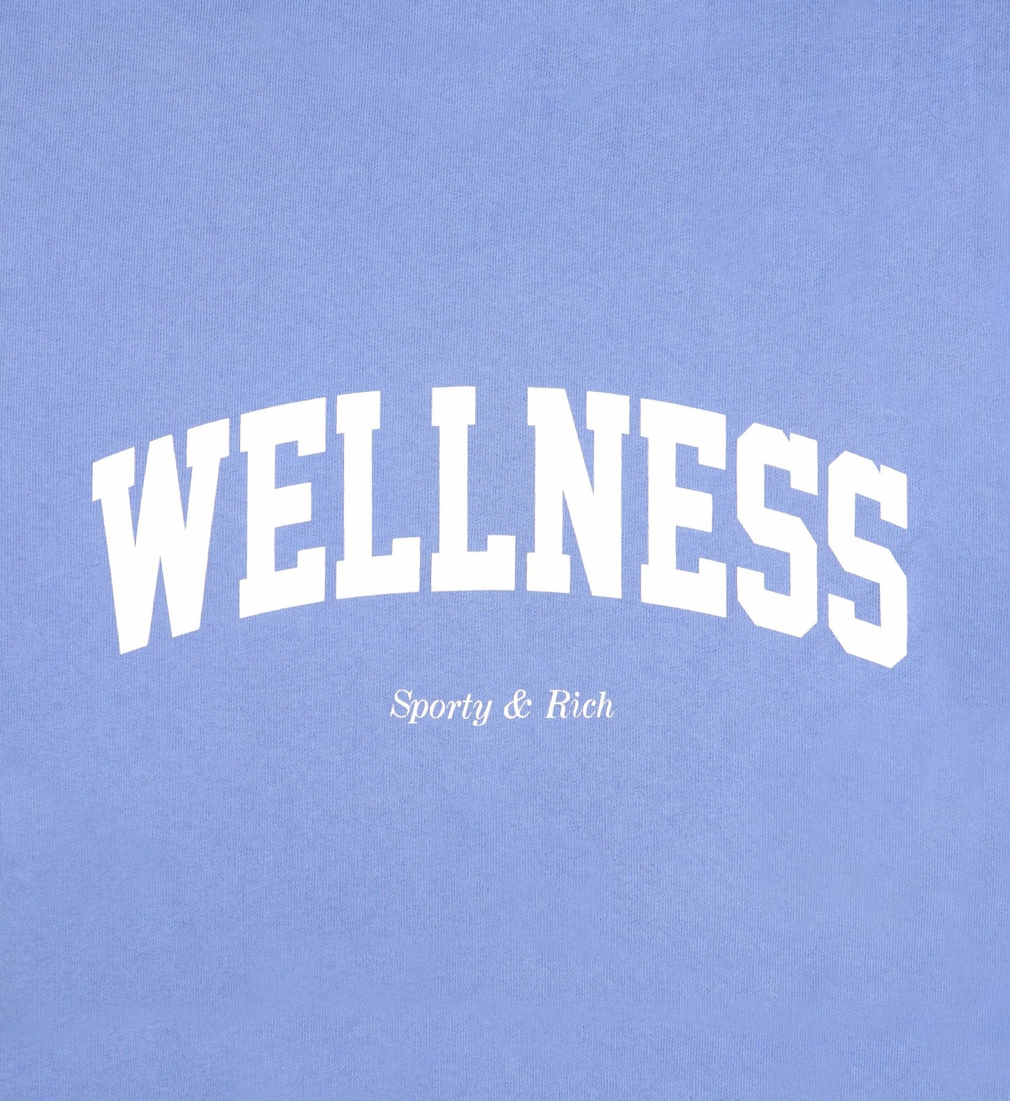 Wellness Ivy Disco short - Flax blue/White