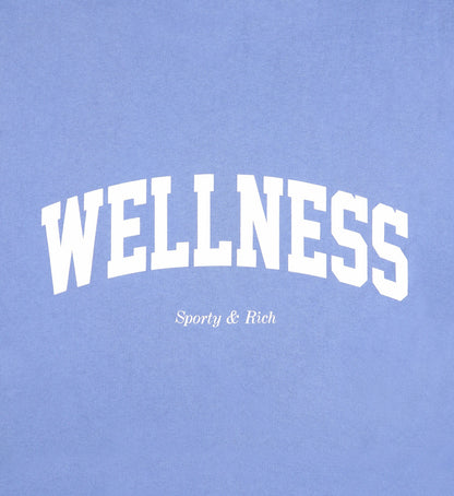 Wellness Ivy Disco short - Flax blue/White