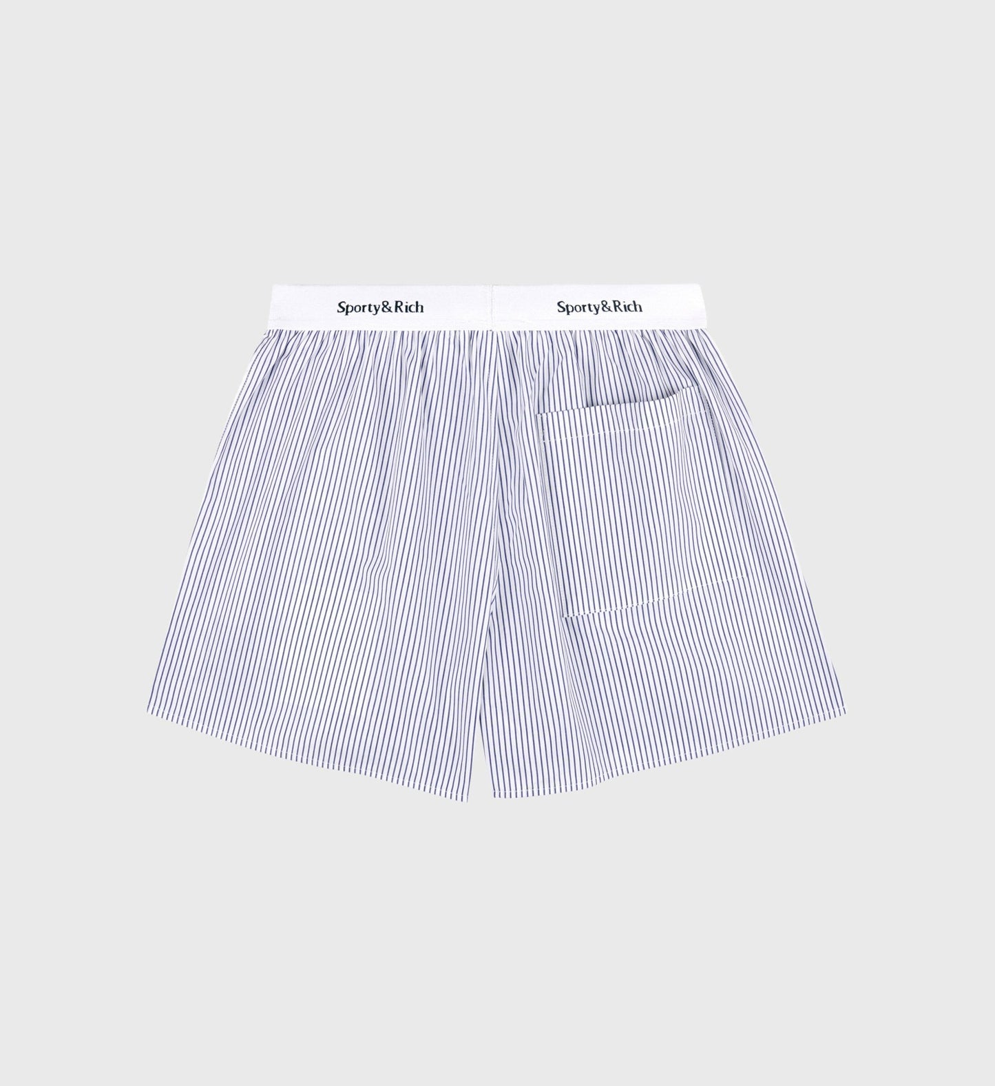 Yankees Serif Boxer Short - Navy Striped