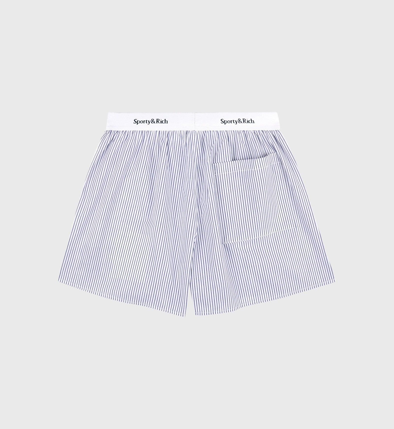 Yankees Serif Boxer Short - Navy Striped