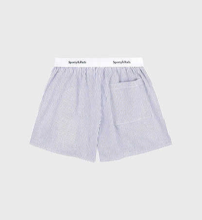 Yankees Serif Boxer Short - Navy Striped