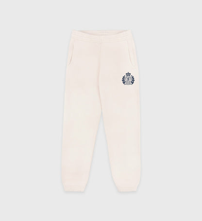 H&W Crest Kids Sweatpant - Cream/Navy