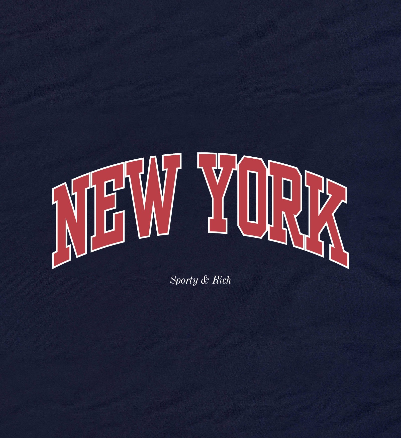 New York Ivy Kids Hoodie - Navy/Ruby