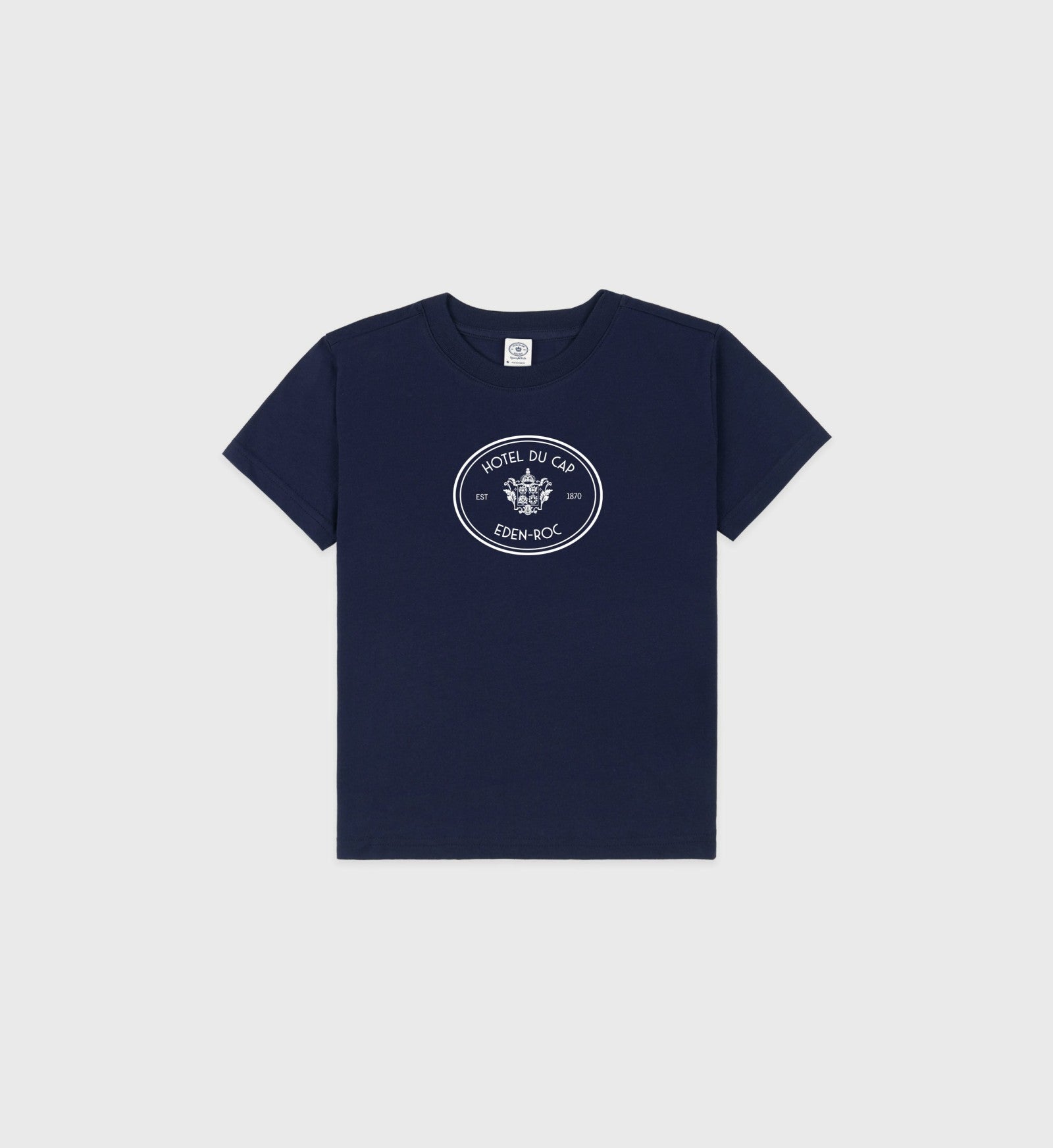 Eden Crest Kids T Shirt - Navy/White