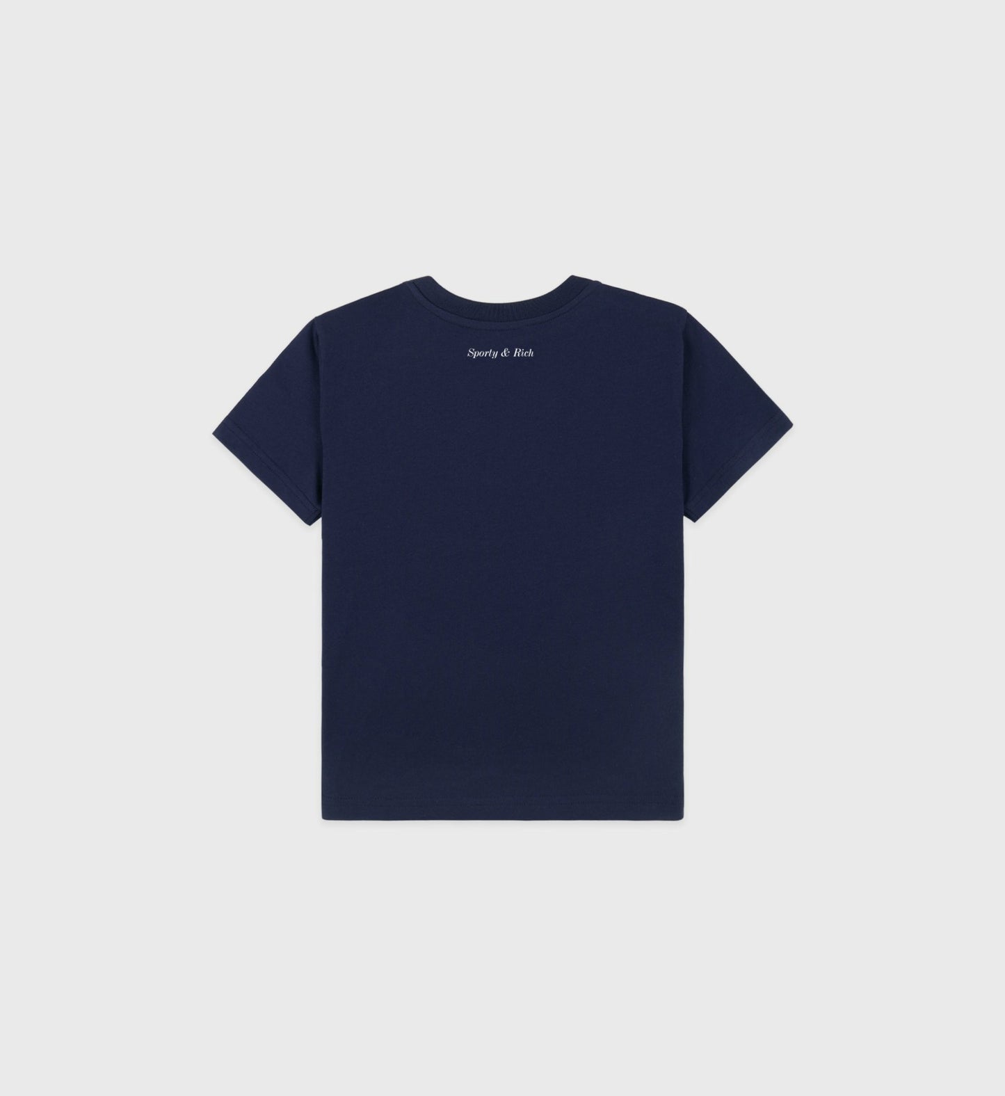 Eden Crest Kids T Shirt - Navy/White