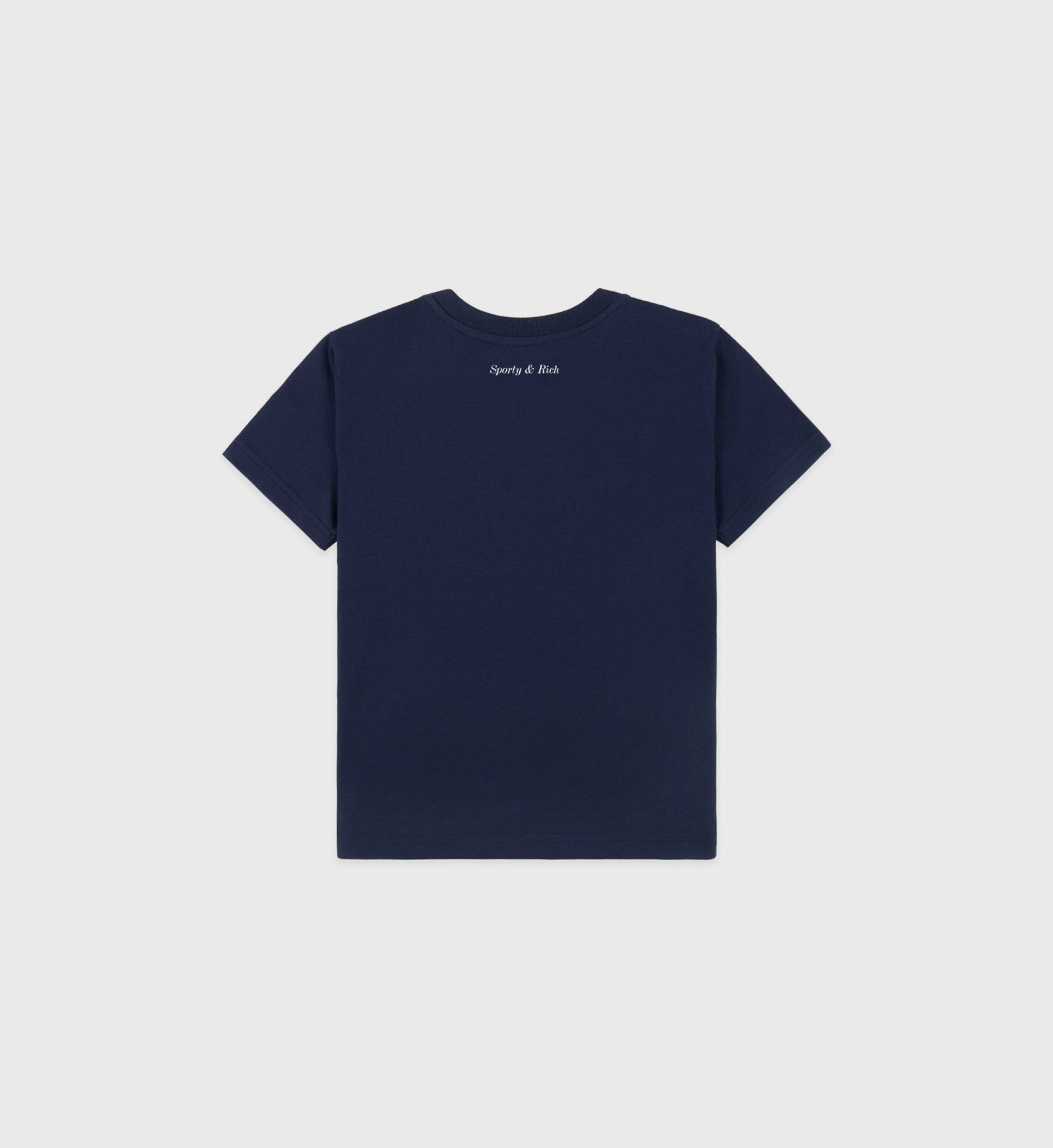 Eden Crest Kids T Shirt - Navy/White