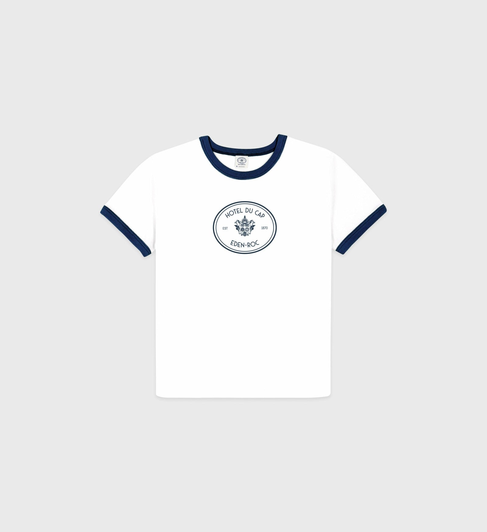 Eden Crest Kids Ringer Tee - White/Navy