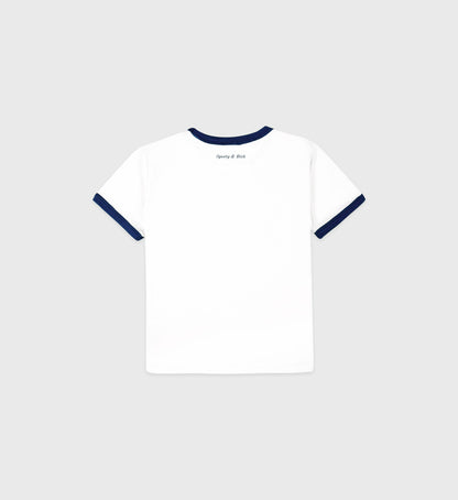 Eden Crest Kids Ringer Tee - White/Navy
