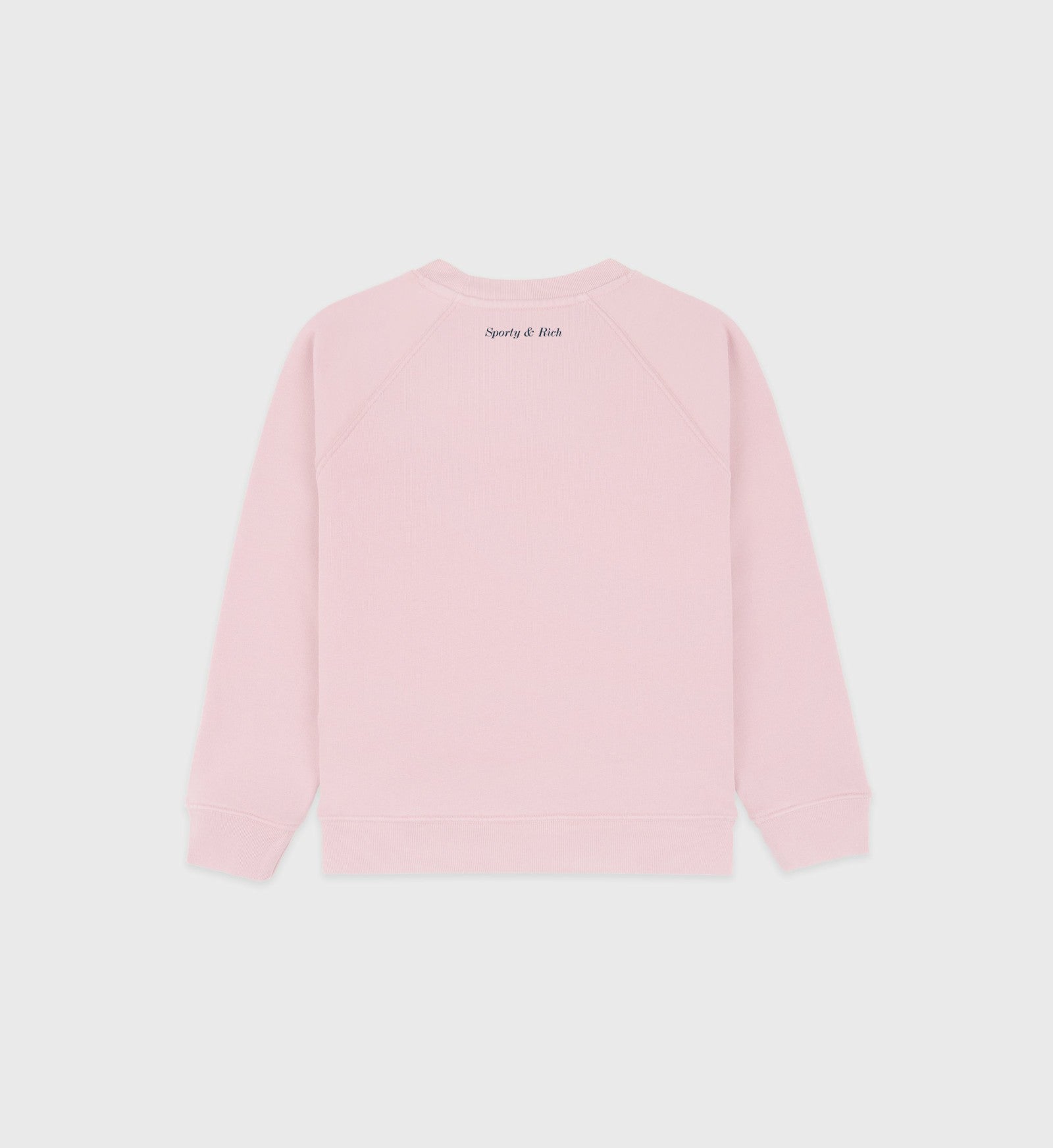 Eden Crest Kids Creweneck - Pink Dolphin/Navy