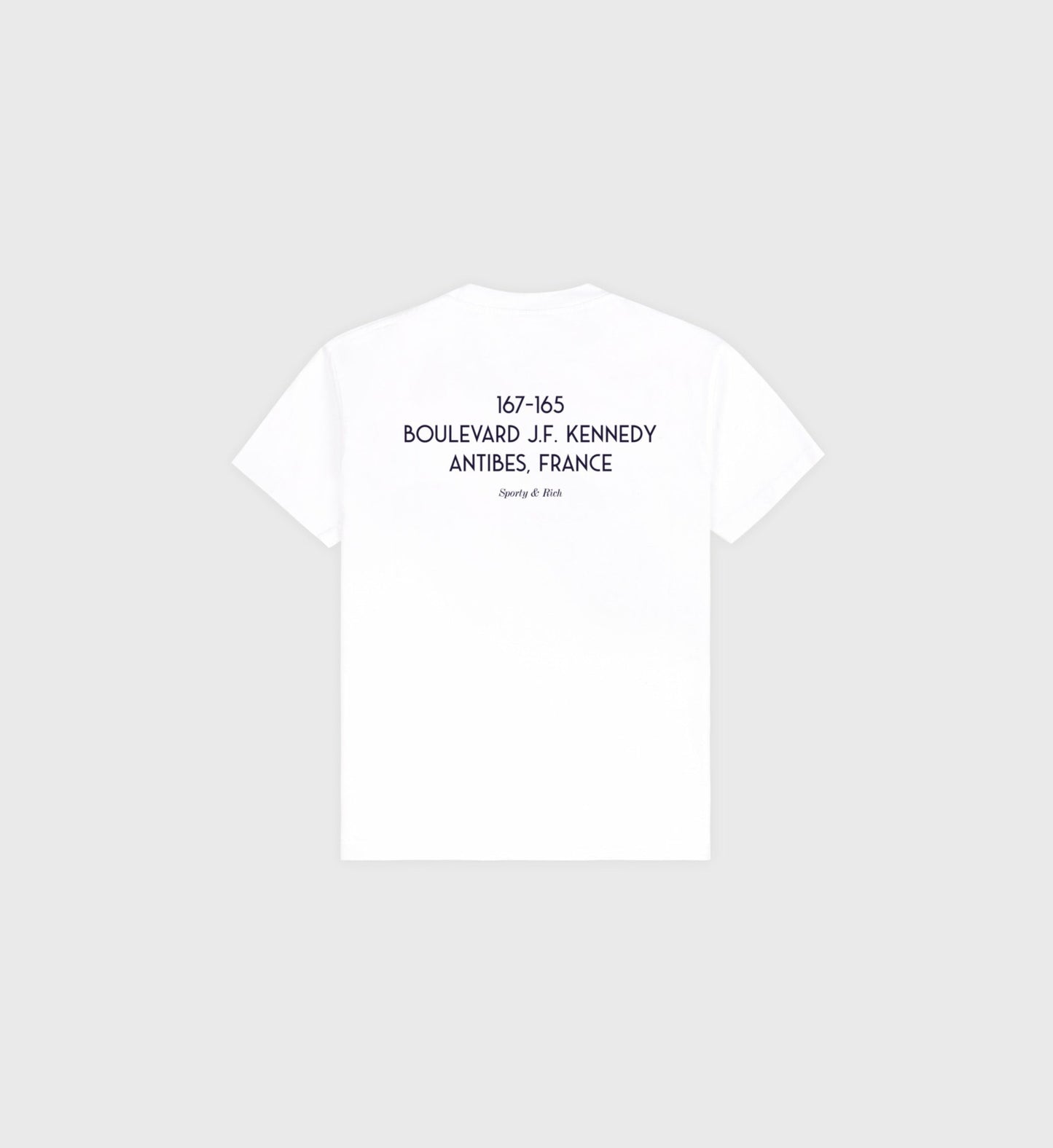 Eden Crest Kids T Shirt - White/Navy