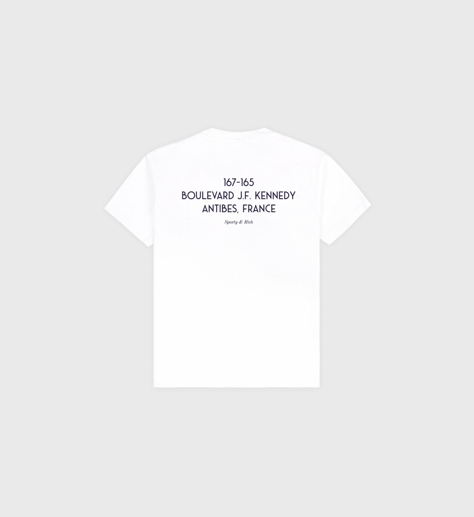 Eden Crest Kids T Shirt - White/Navy