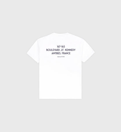 Eden Crest Kids T Shirt - White/Navy