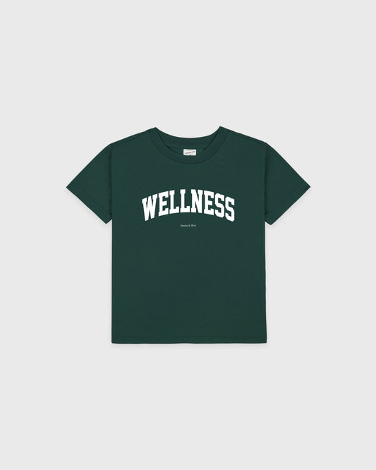 Wellness Ivy Kids T-Shirt - Forest/White
